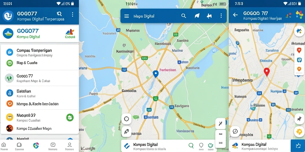 Tampilan antarmuka GOGO77 yang intuitif dan informatif untuk navigasi.