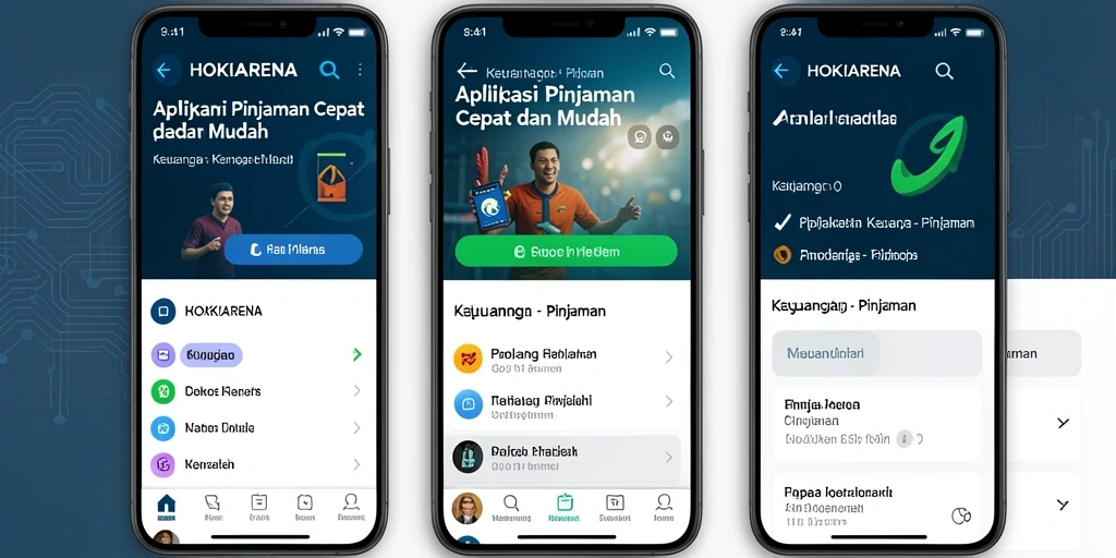 Antarmuka HOKIARENA yang sederhana dan mudah digunakan.