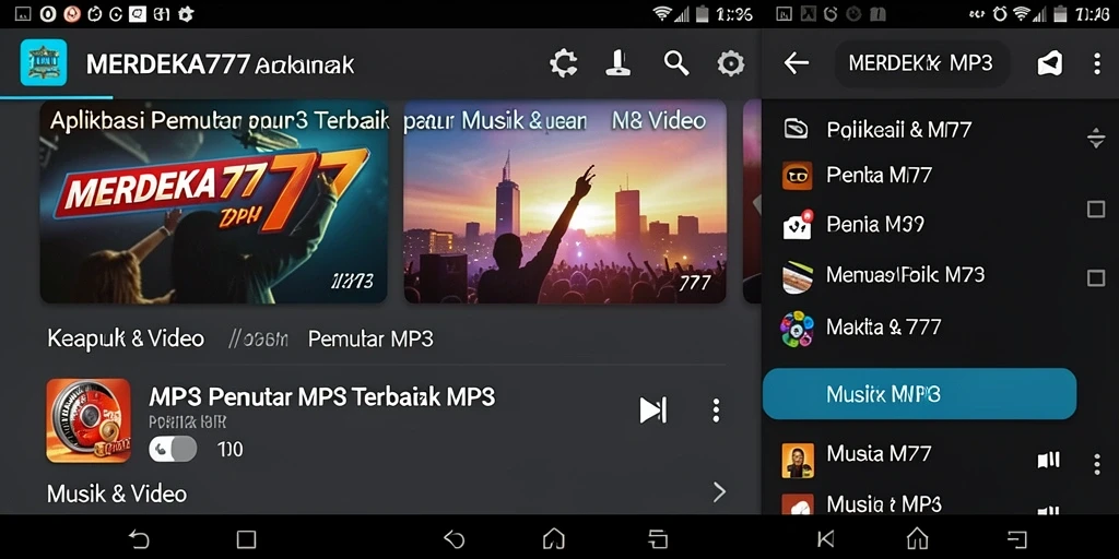 Tampilan antarmuka MERDEKA777 yang sederhana dan fungsional.