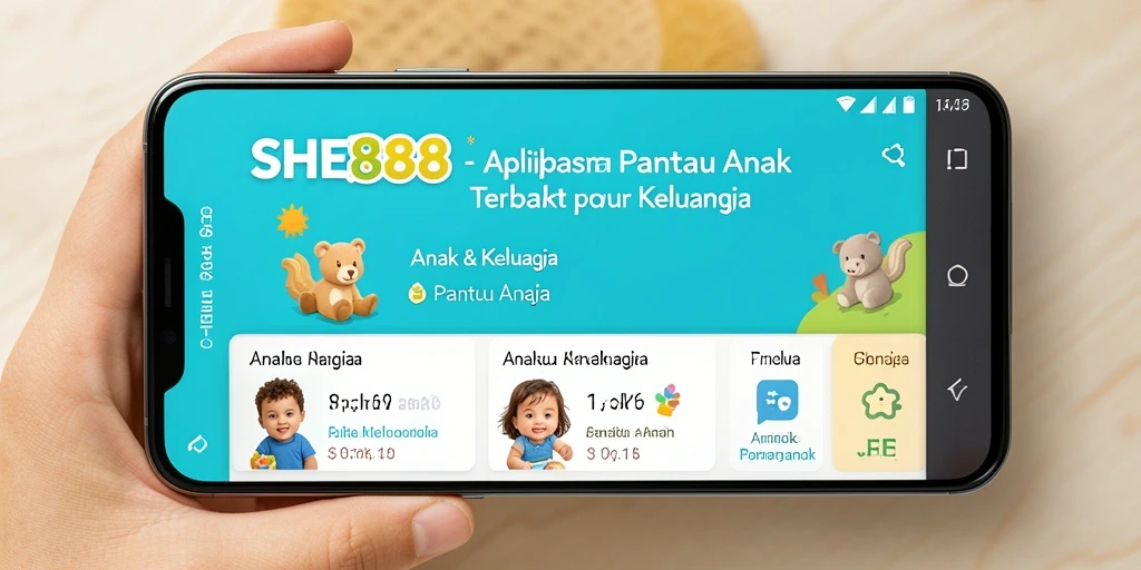 Antarmuka SHE888 yang memudahkan pemantauan anak.