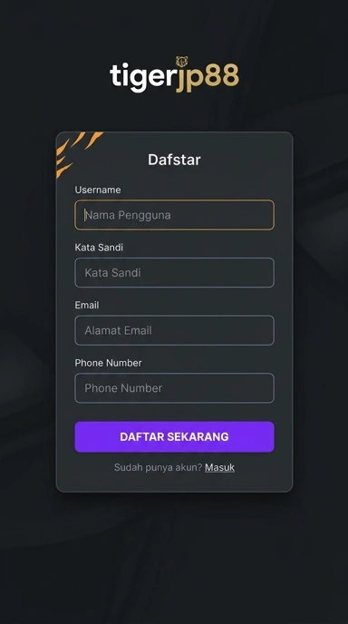 Panduan Registrasi Akun tigerjp88 untuk Pengguna Android